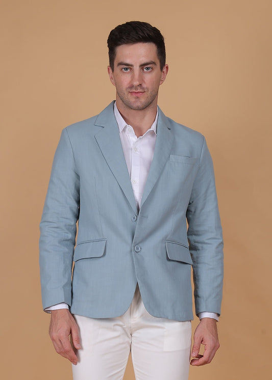 FABIUM Azure Prestige Linen Blazer