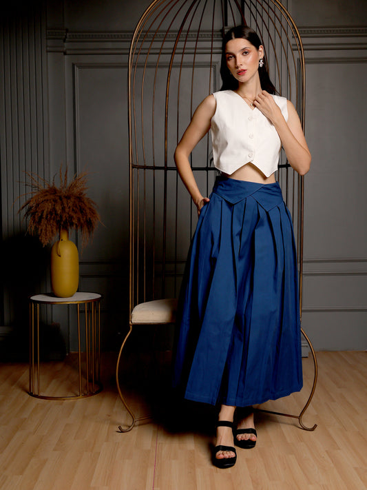 FABIUM Moonwater Muse co-ord set featuring a stylish top and matching pants from Fabium Fashion, shown on a model.