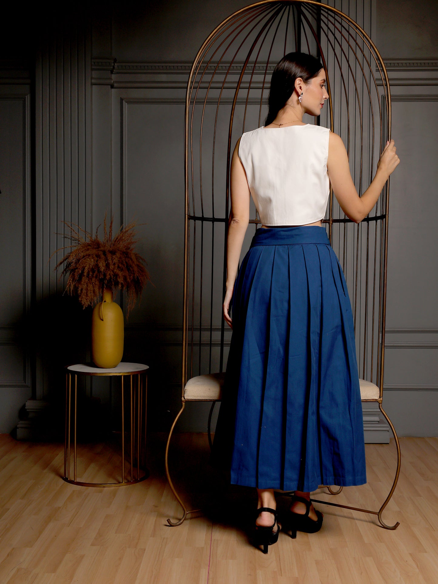 FABIUM Moonwater Muse co-ord set featuring a stylish matching top and pants, crafted by Fabium Fashion.