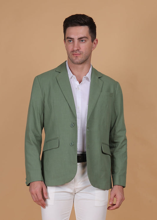 Men's navy The Laurel Executive Blazer by Fabium Fashion, tailored fit with structured shoulders and classic lapel.