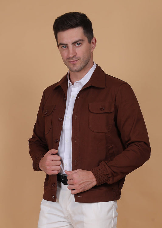 Fabium Fashion Terra Royale jacket, stylish outerwear with a modern design, shown in a front view with a zip-up closure and sleek fit.