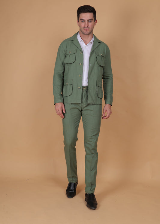 FABIUM Sage Royale Tailored Trouser
