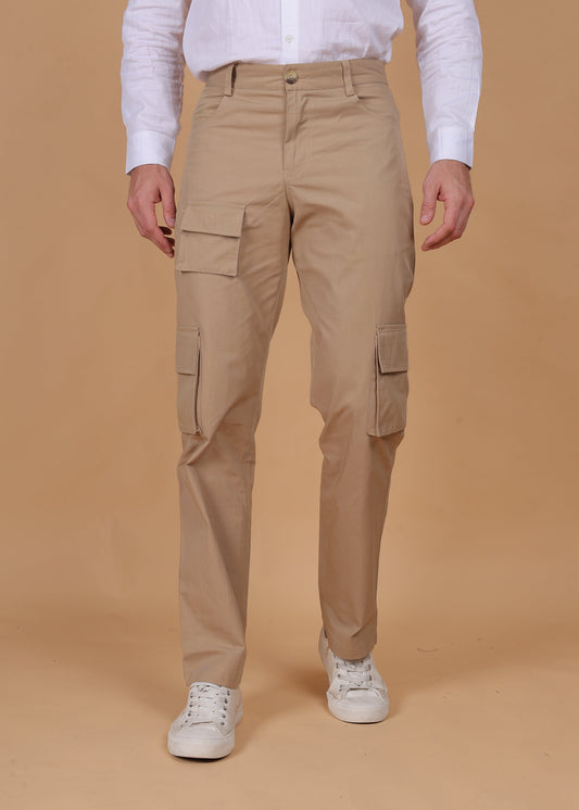 Fabium Sandstone Cargo Trousers