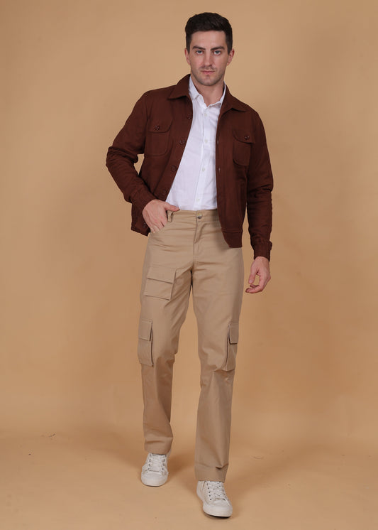 Fabium Sandstone Cargo Trousers